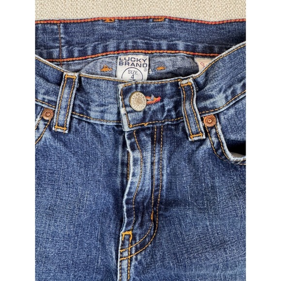 VTG Lucky Brand Peanut Pant 4/27 USA Low Rise Flare 33" Inseam Y2K Tall 90s - Picture 7 of 16